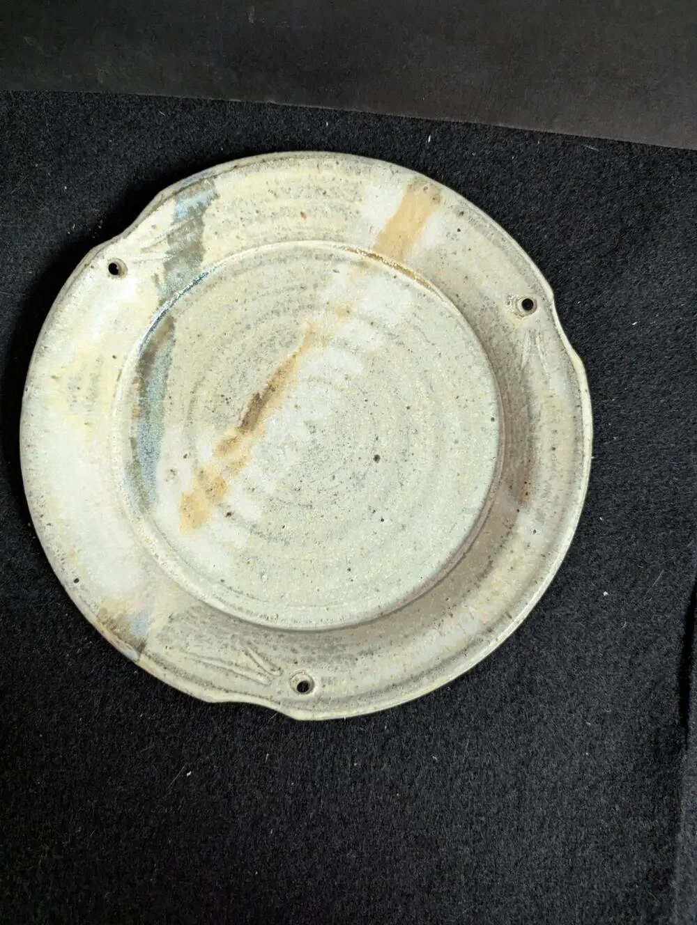 George Griffin Pottery, Sopchoppy Florida Handmade Art Pottery Bread Plate 7.5
